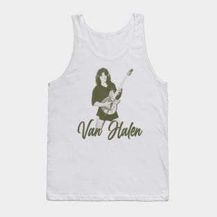 Van Halen Playing Guitar Vintage Tank Top